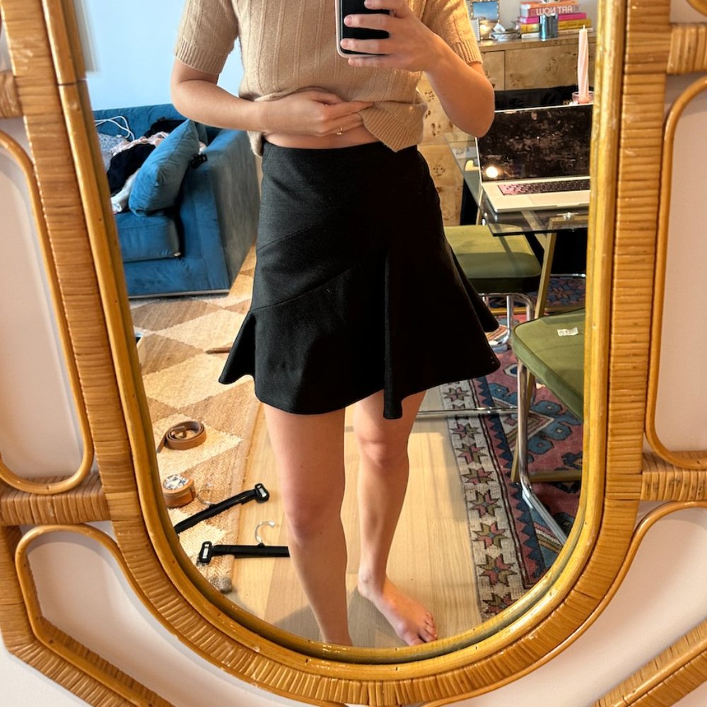 JW Anderson dark grey mini skirt